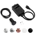 Garbage Disposal Air Switch Kit Dual Outlet Black Long 2.5“ by CLEESINK