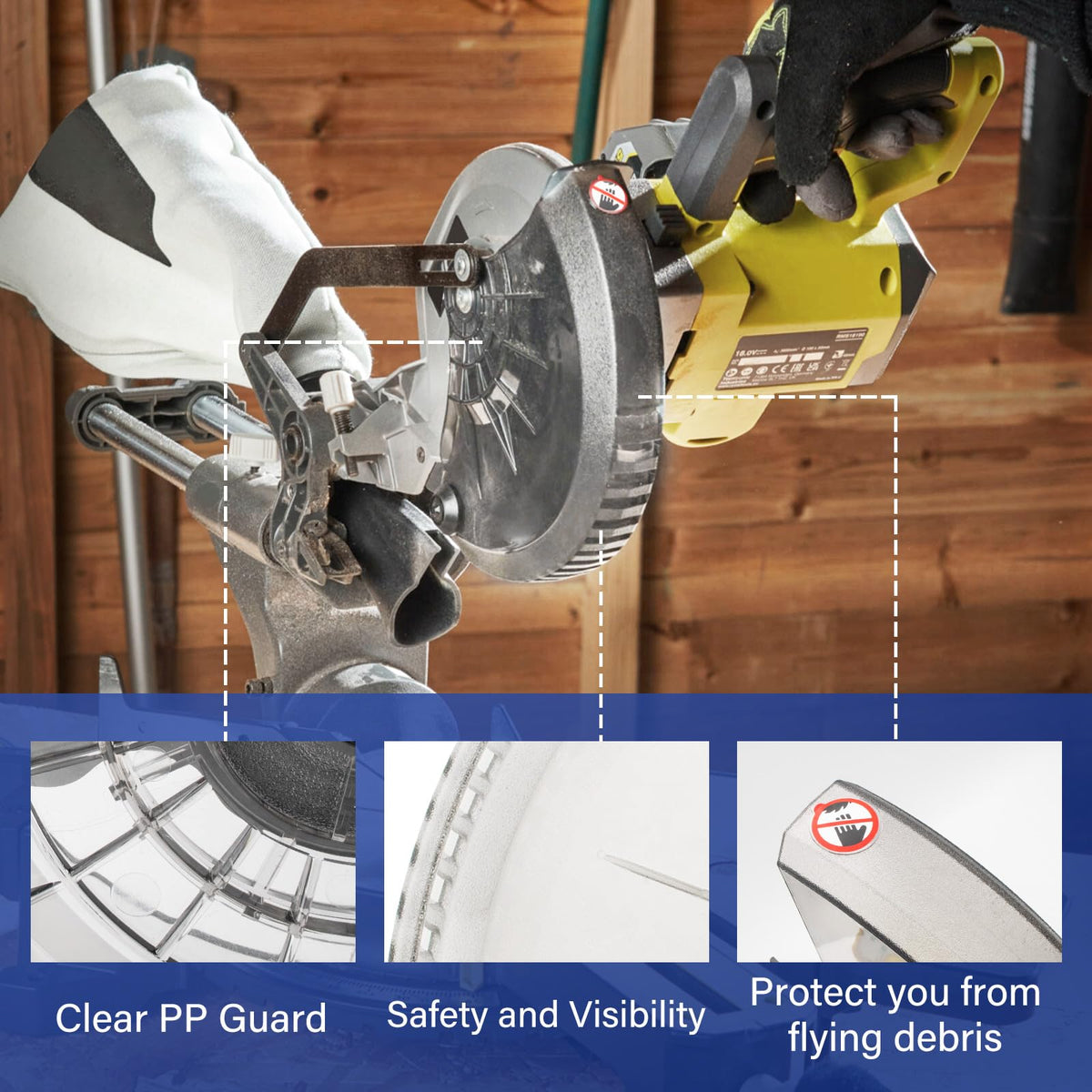 080016005704 Blade Guard Assembly Compatible with Ryobi 10" Miter Saw