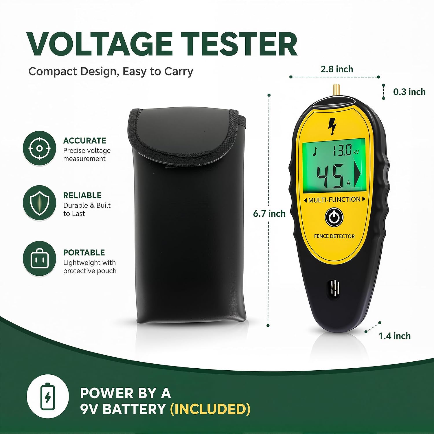 Electric Fence Tester and Fault Finder,Digital Electric Fence Tester 15kv