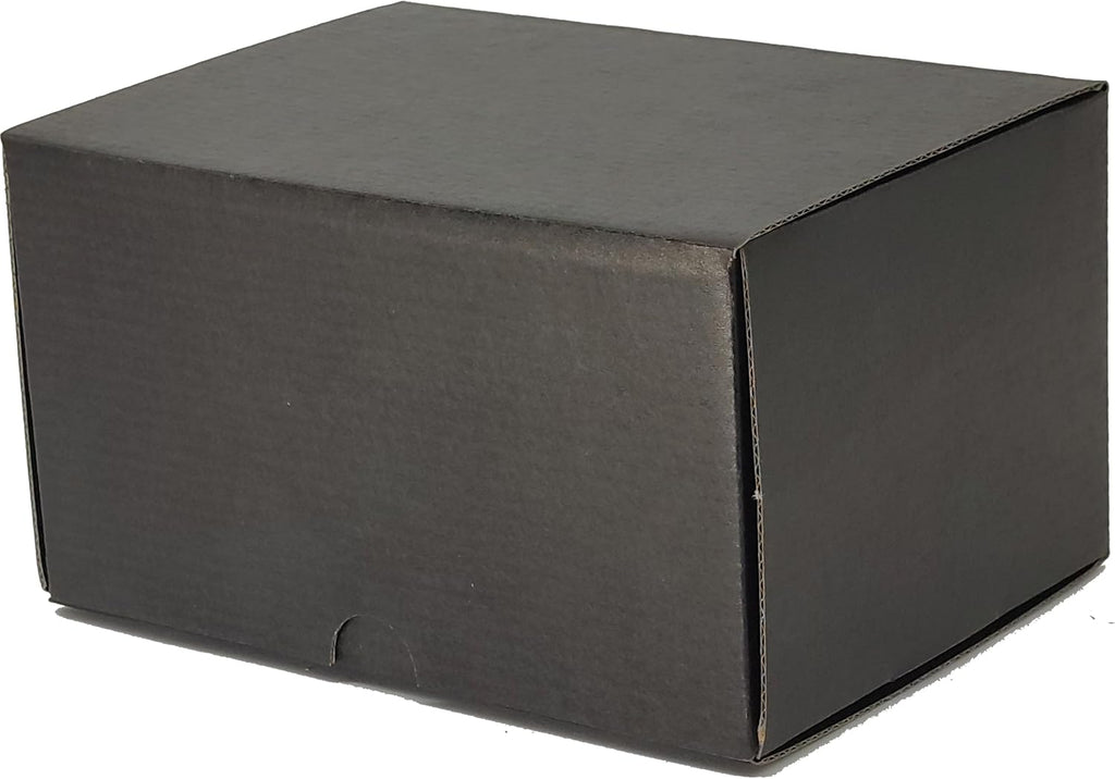 12x9x6 Shipping Boxes Black Mailer Corrugated Cardboard Box Set of 15