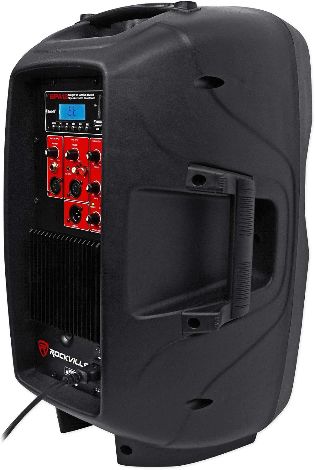 BPA12 12" Professional Powered DJ PA Speaker, with Bluetooth | 600W Peak, 150W RMS, USB and SD MP3 Playback, XLR and