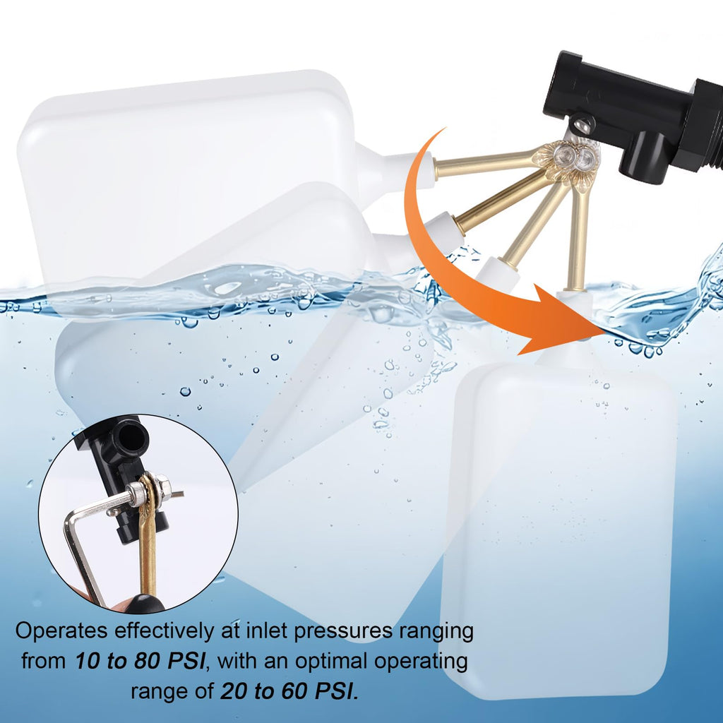 DIPEAK 4059 Float Valves Replacement for MP Industries Water Leveler