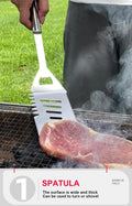 BBQ Grill Tool Set BBQ Accessories, Stainless Steel Grill Tools Grilling Accessories Grill Set Barbecue Grill