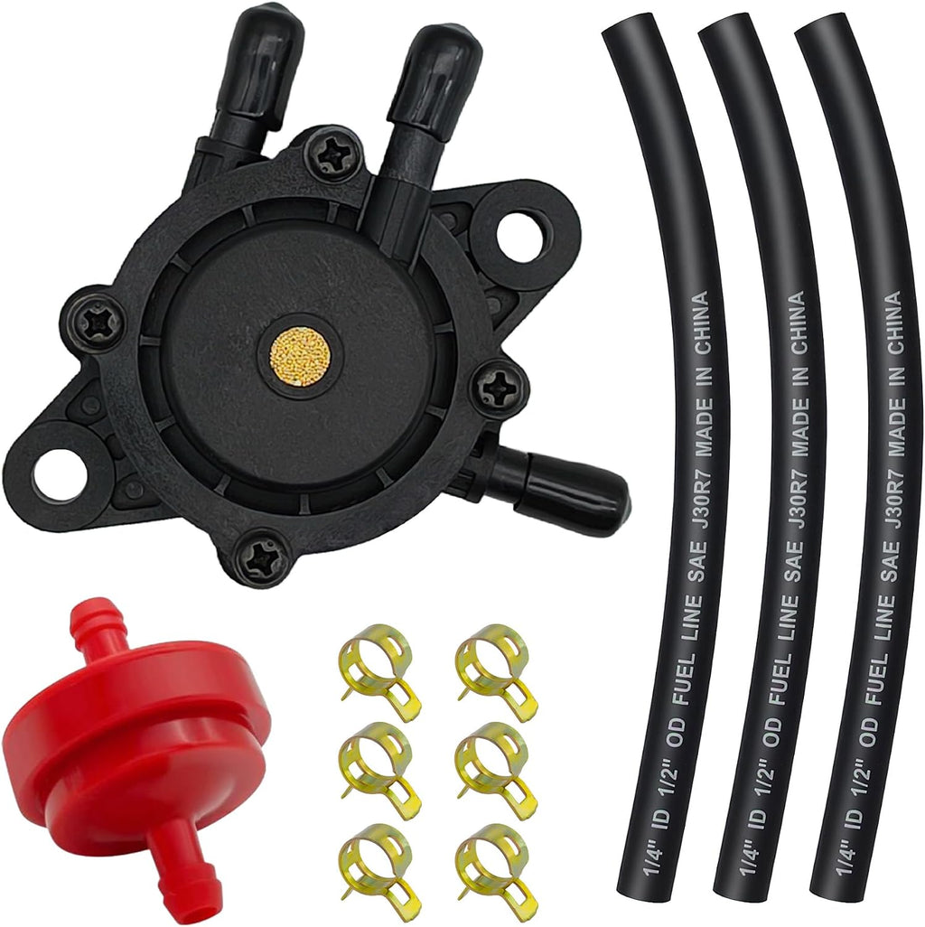 Strongthium 808492 597338 Fuel Pump with 298090S Fuel Filter & Fuel Hoses