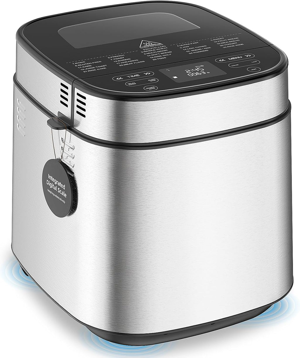25-in-1 2.5LB Bread Maker with Built-in Electronic Scale