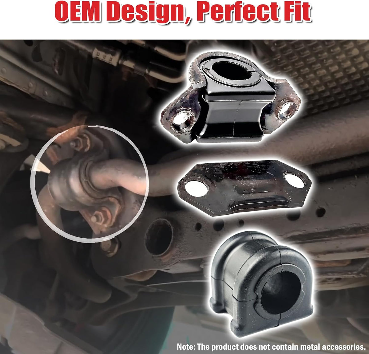 Front Suspension Sway Bar Bushing for 2011-2020 Durango, Grand Cherokee