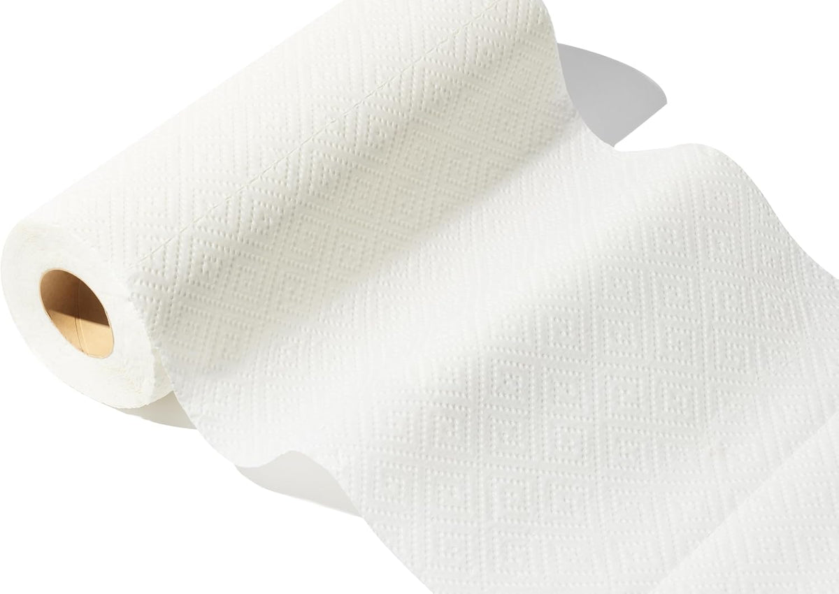 Bamboo Paper Towels - 24 Pack - Heavy Duty 3-Ply Kitchen Rolls