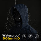 Men's Packable Rain Jacket Lightweight Waterproof Golf Raincoat