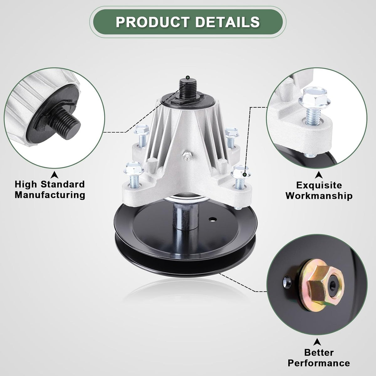 618P09259 Deck Spindle for MTD Cub Cadet XT1 XT2 42 inch Mower