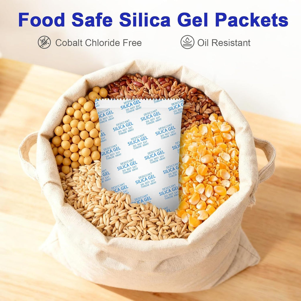 Large Desiccant Packs, 5 Packs 600 Gram Silica Gel Packets Reusable, Dehumidifier Packs for Car Desiccant, Large