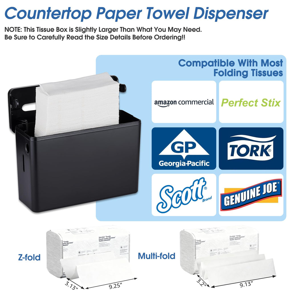 Multifold Paper Towel Dispenser Countertop