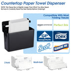 Multifold Paper Towel Dispenser Countertop