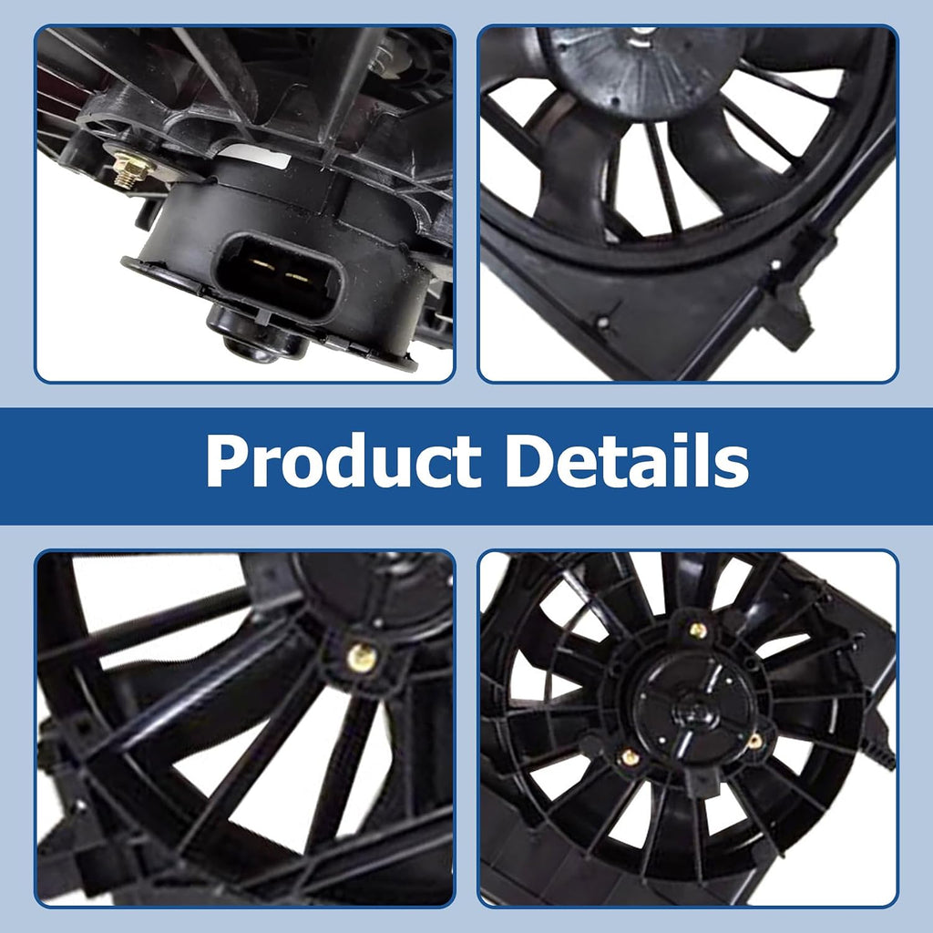 WFLNHB Radiator Cooling Fan Replacement for Pontiac G6 2005-2010 620610