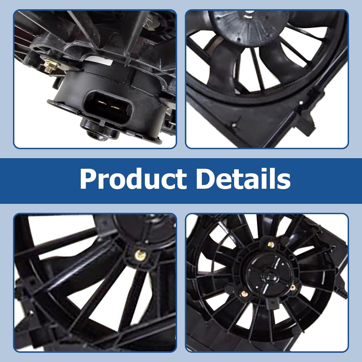 WFLNHB Radiator Cooling Fan Replacement for Pontiac G6 2005-2010 620610