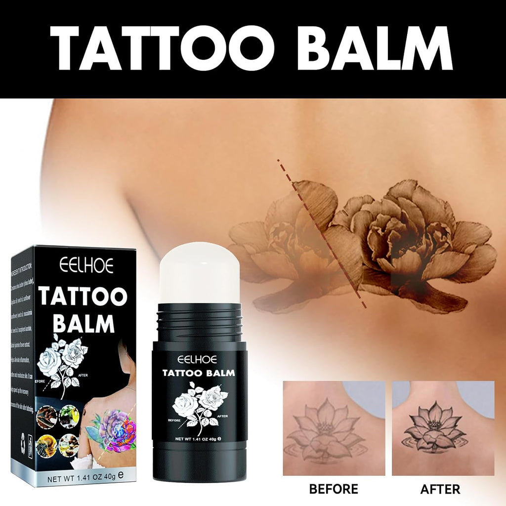 Tattoo Aftercare Balm Stick, (Pack of 1) X1.41 oz For Old & New Tattoo Moisturizer Healing Brightener for Color