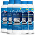 Dishwasher Cleaner, Removes Limescale, Rust, Buildup, and Grease, Lemon Scent, 12 Ounce Bottle, 6-Pack