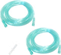 Oxygen Tubing, 16.4 ft, 2 Pack, Green, Crush Resistant with Connectors