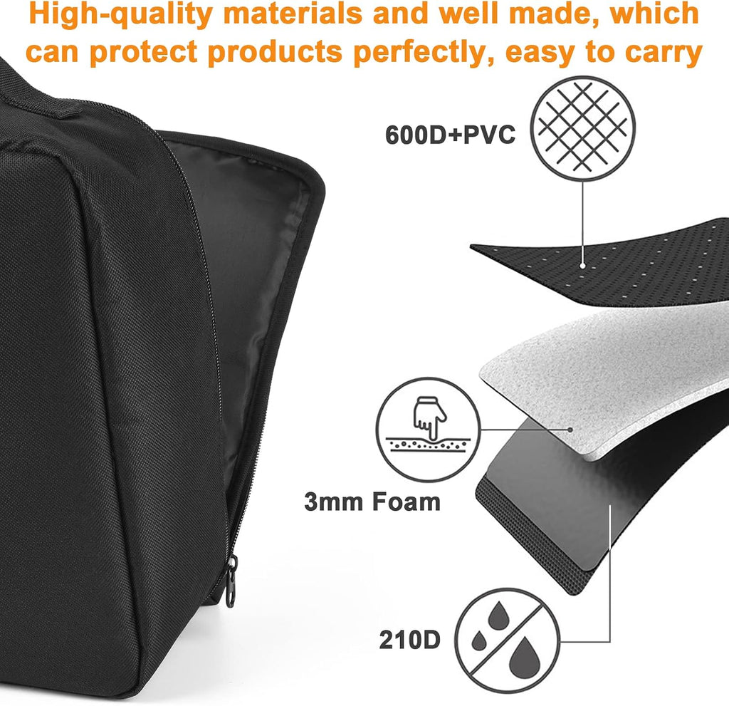 Nebulizer Carry Bag for Nebulizer Machine Personal Compressor, Portable Storage Carry Bag, Protective Travel Case for