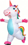 Inflatable Unicorn Costume Adult,Funny Unicorn Blow Up Costumes for Halloween Party Cosplay,Unicorn Suit for Men Women