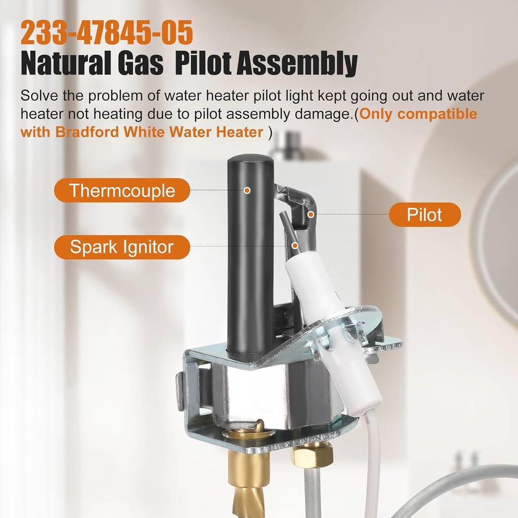 233-47845-05 Water Heater Pilot Assembly for Bradford White Water Heater