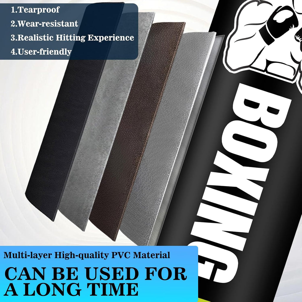 Heavy Freestanding Punching Bag for Adults, 70'' Standing Punching Bag