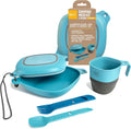 Camping Mess Kit with Bowl, Plate, Collapsible Cup, and Switch Camping Spork