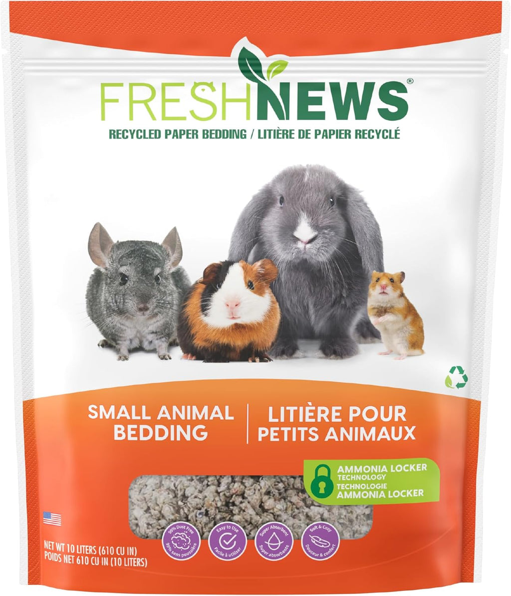 Recycled Paper Bedding, Small Animal Bedding, 40 Liters, Packaging May Vary