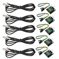 DS18B20 Waterproof Temperature Sensor Probe Moudle Kit Stainless Steel Probe for Raspberry Pi, 5 pcs, 1 Meter