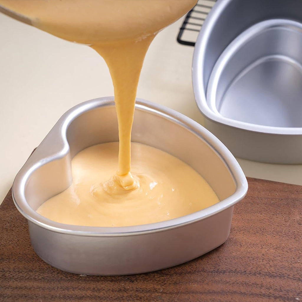 8 Inches Aluminum Heart Shaped Cake Pans Tins