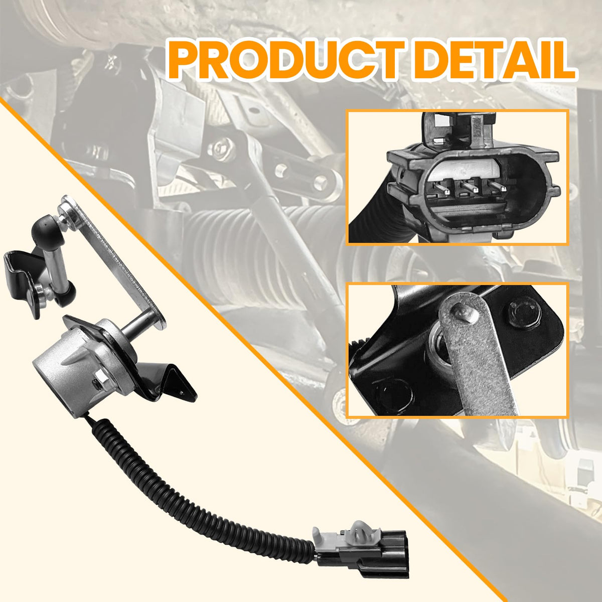 MILLISEC Rear Ride Height Level Sensor for 2017-2023 Nissan Armada