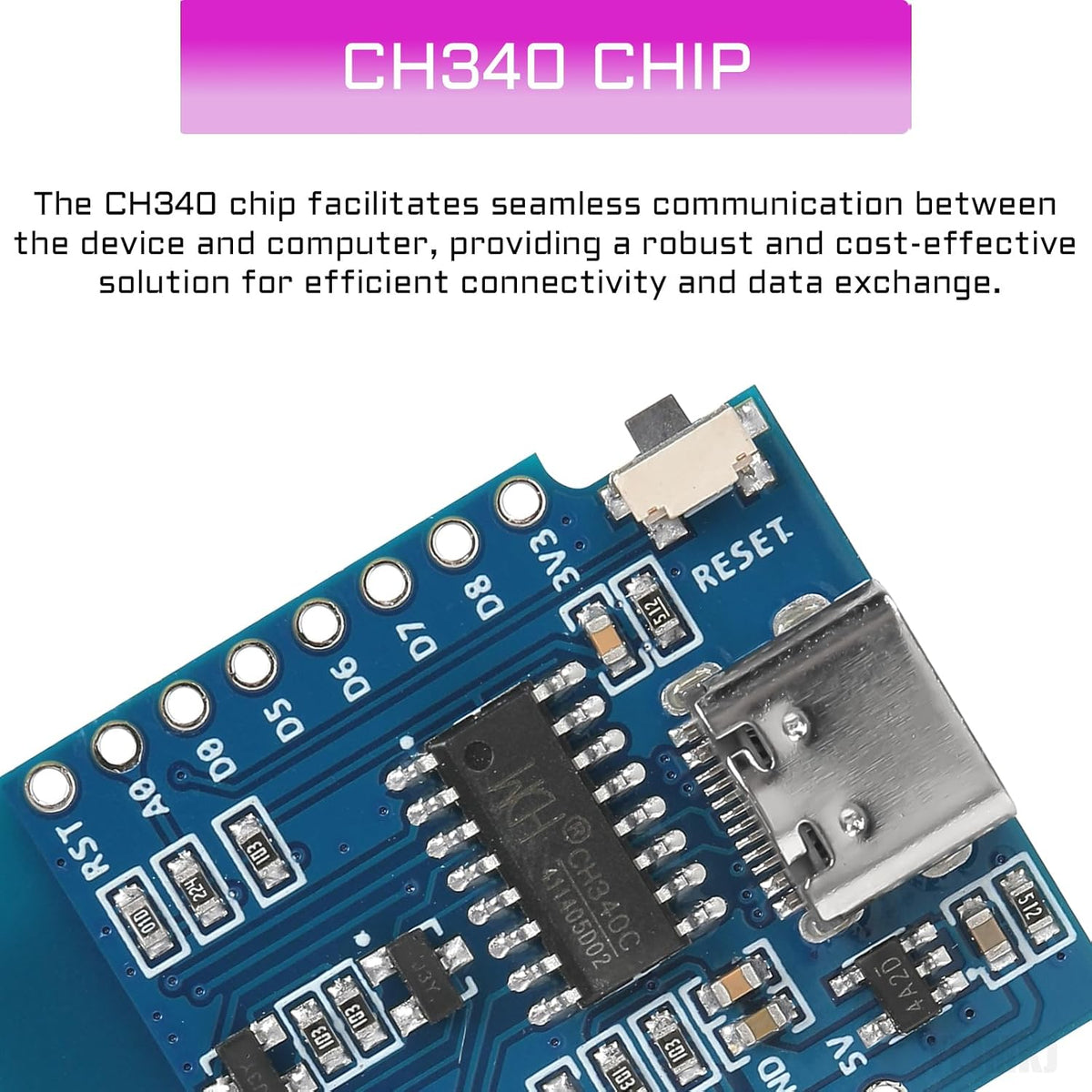 5pcs D1 Mini NodeMcu ESP8266 Module ESP-12F Development Board