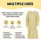 Reusable Polyester Isolation Gown, Level 2 Grade, XL, Large, 10/PK