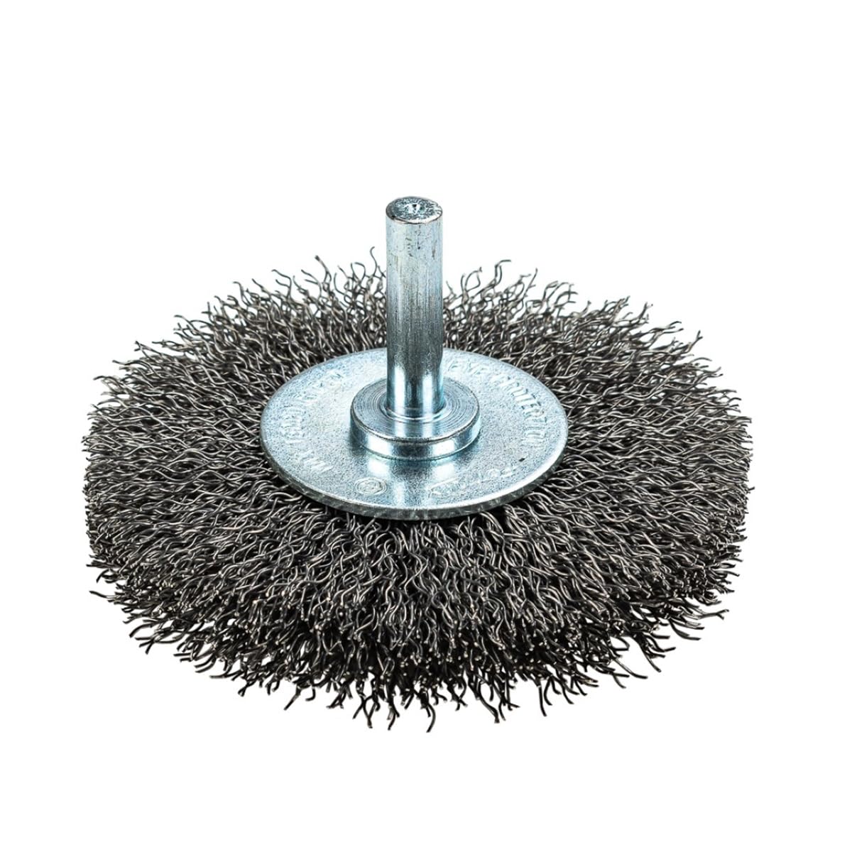 Forney 72254 Wire Wheel Brush, Coarse Crimped with 1/4" Round Shank, 3"