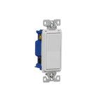 Eaton 7504W-SP-L 15-Amp, 120-Volt Standard Grade 4-Way Decorator Switch, White