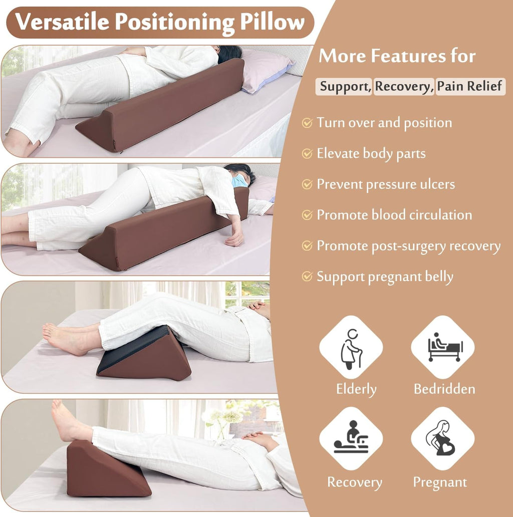 Bed Rail Foam Wedge for Elderly Adults Safety Bed Rails Padding Railing Protector Seniors Assist Side Rails Bed Guard