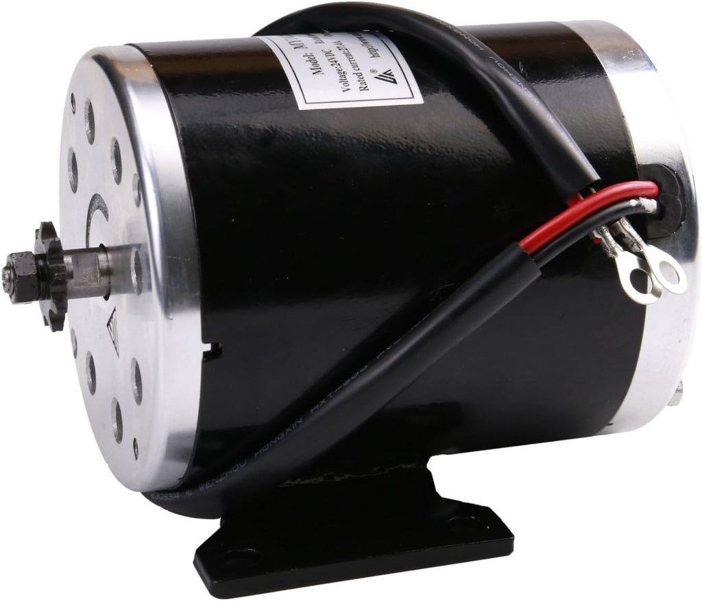 MY1020 24V 500W Brushed Electric Motor for Scooters, Mini Bikes, Quads, Go-Karts, and E-Bikes