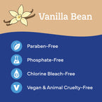 Dry Laundry Detergent Sheets, Vanilla Bean, 32 Strips