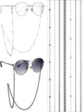 7 Pcs Eyeglass Chains Eyeglasses Strap Glasses Holder Necklace Eyewear Chain Reading Lanyard for Glasses Women Men