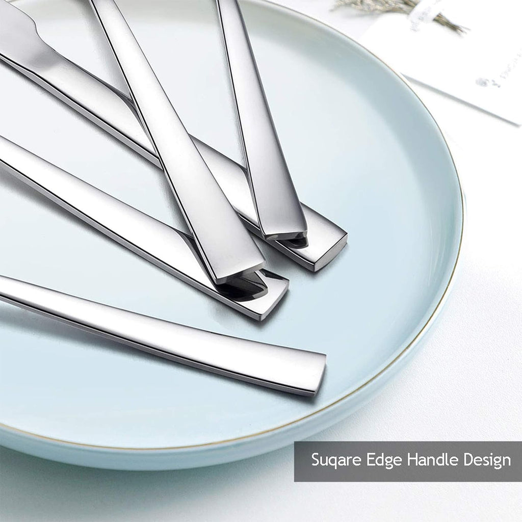 60-Piece Silverware Set, Stainless Steel Flatware Set for 12