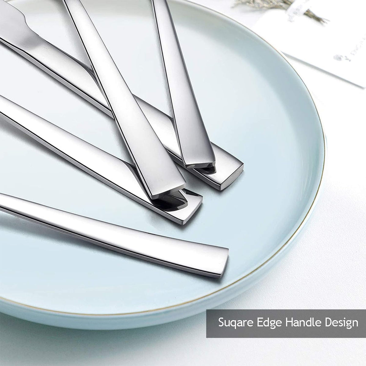 60-Piece Silverware Set, Stainless Steel Flatware Set for 12