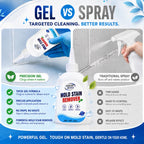 Mold Stain Remover Gel, 8 Fl Oz,Household Grout Surface Cleaner