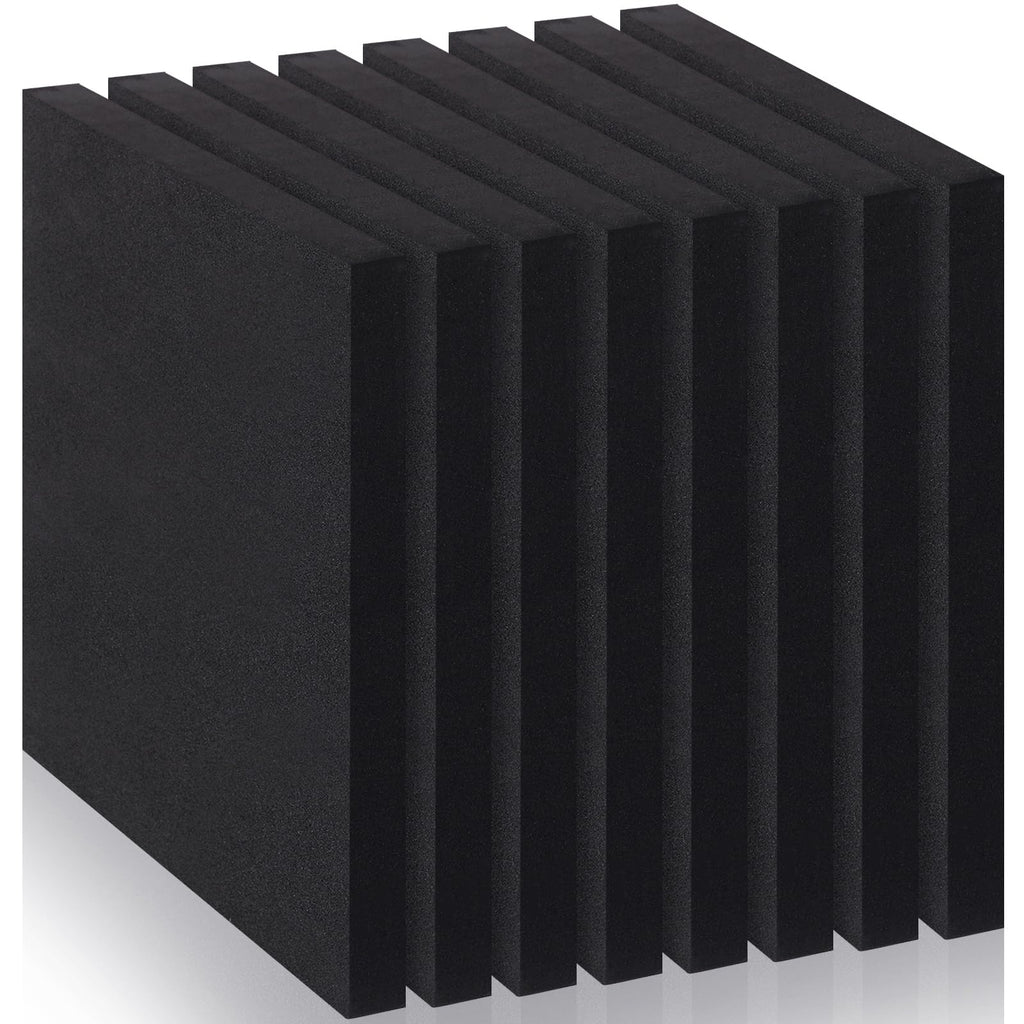 8 Pcs Non Adhesive Neoprene Foam Padding Sheets, Black
