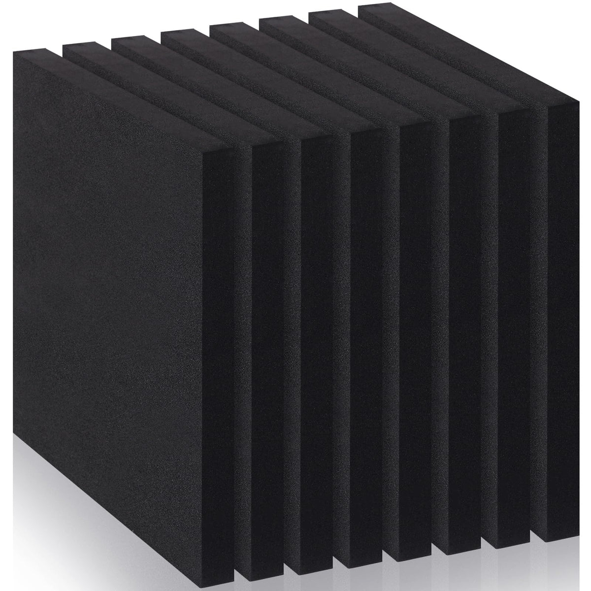 8 Pcs Non Adhesive Neoprene Foam Padding Sheets, Black