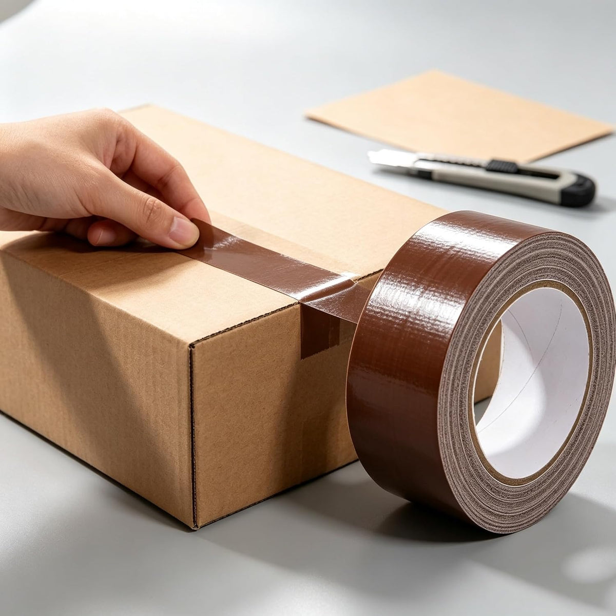 Heavy Duty Duct Tape Dark Brown 3 Inches x 30 Yards