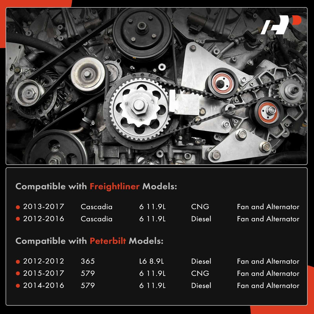 A-Premium Engine Serpentine Belt Drive Kit Compatible with Freight