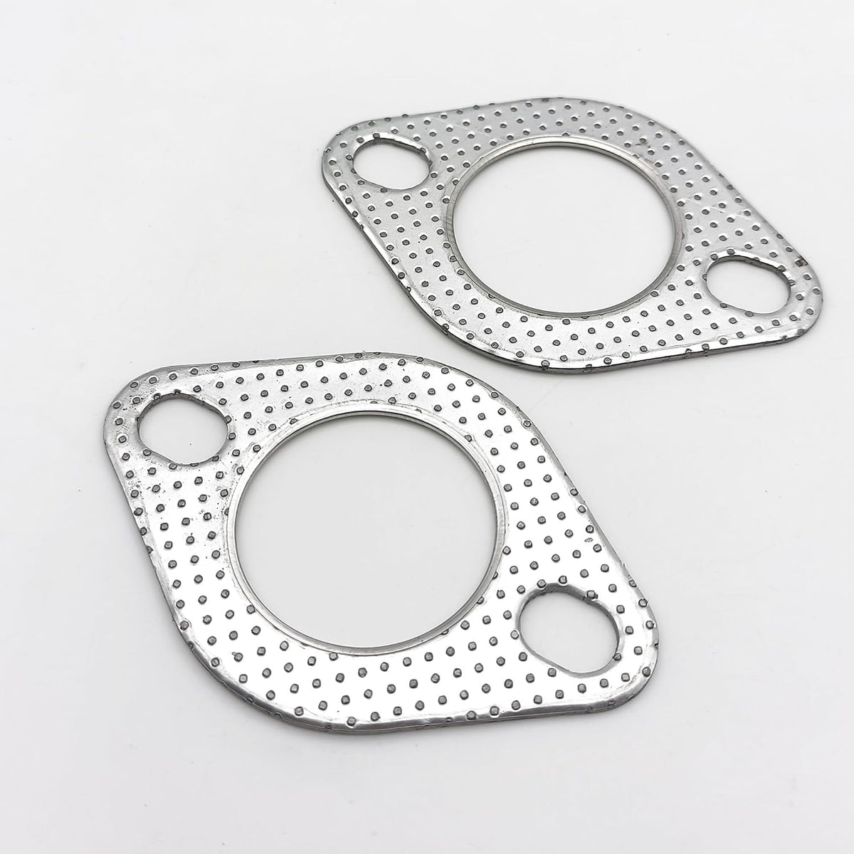 2 Inch Exhaust Gasket 2 Bolt Flange 51mm Graphite w/Fire Ring 2 Pcs