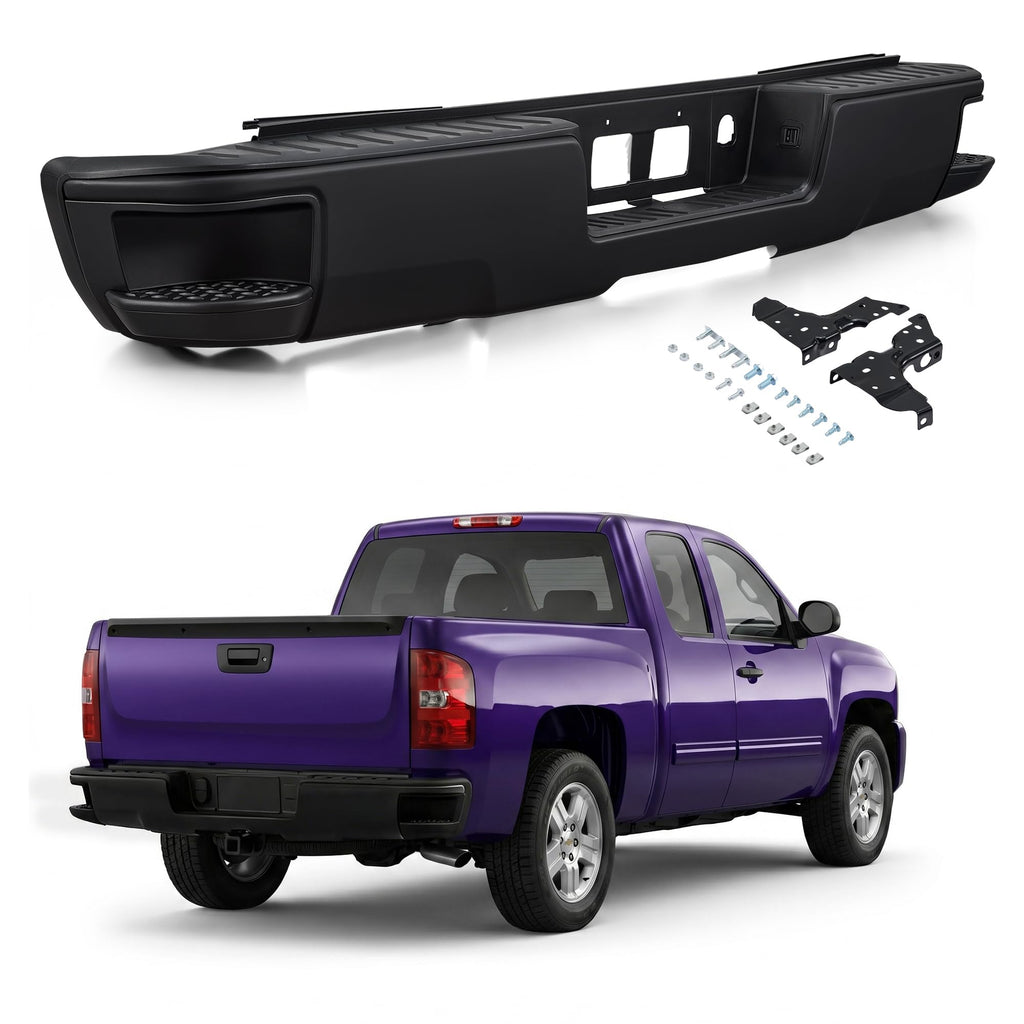 VRC Rear Bumper For 2014-2018 Chevy Silverado 1500 & GMC Sierra 1500
