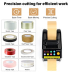 2026 Upgraded Ceramic Roller Ribbon Cutting Machine, 999mm Max Cut Length,Automatic Tape Dispenser, Ideal for