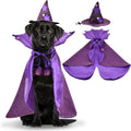 Halloween Dog Costume Dog Witch Cape Witch Hat Set Pet Wizard Cloak Vampire Devil Outfit Puppy Cat Halloween Cloak