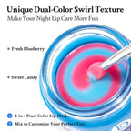 Blueberry Lip Mask Overnight, Swirl Lip Sleeping Mask -12g